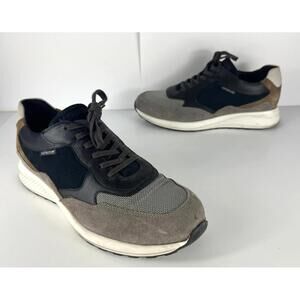 Mephisto Driss Warm Grey & Black Men's RUN OFF Classic Sneaker US 9.5
